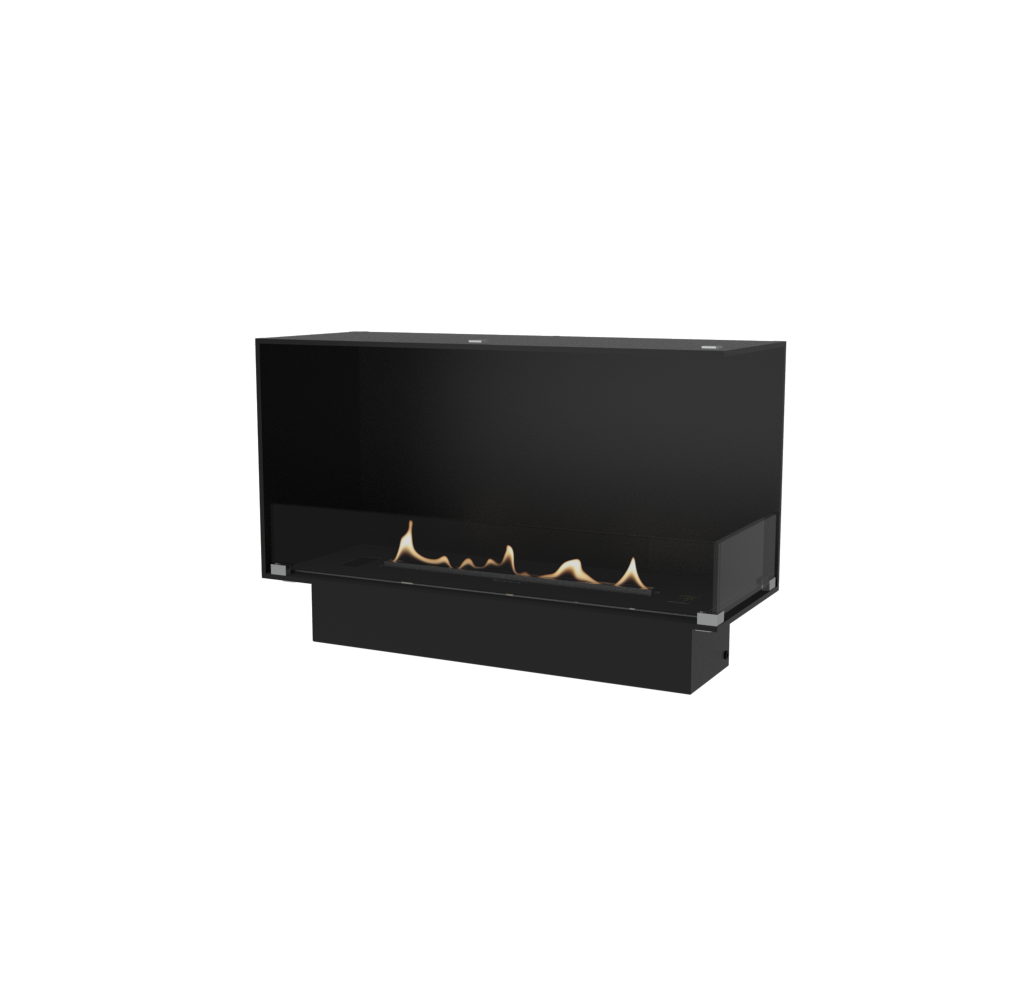 Built-in Corner Right Fireplaces